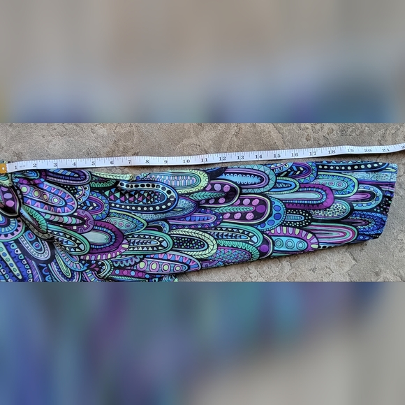 Paisley Pullover Shirt BOHO  4XL PLUS V-neck - Picture 8 of 11